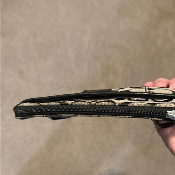 Coach Black and Gray Wristlet - Picture 11 of 12